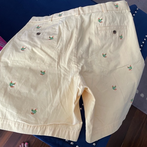 MEN’s Brooks Brothers 💯% Soft Cotton Shorts with little tree frogs, Size W37 - Picture 6 of 10